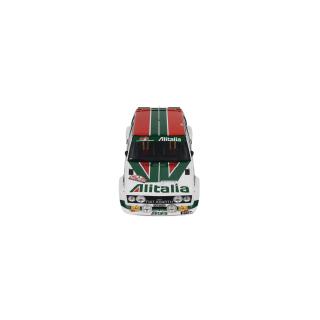 FIAT 131 ABARTH WHITE M.ALEN RALLYE PORTUGAL 1978 #4 Markku Alén OttO mobile 1:12 Resinemodell (Türen, Motorhaube... nicht zu öffnen!)